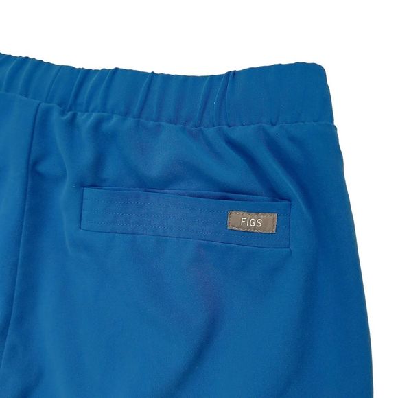 Figs Scrub Pants Womens Small Royal Blue Straight Leg Uniform Work Comfort - Picture 6 of 10